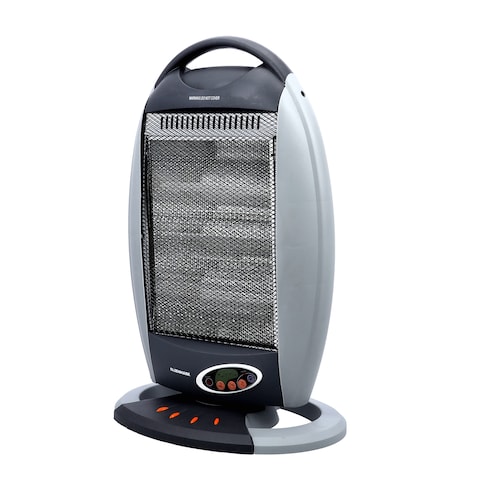 Olsenmark OMHH1642 Halogen Heater, 1200W - 2 Years Warranty, Variable Heating Temperatures - Safety Tip - Carry handle - PP Material - Portable - Lightweight