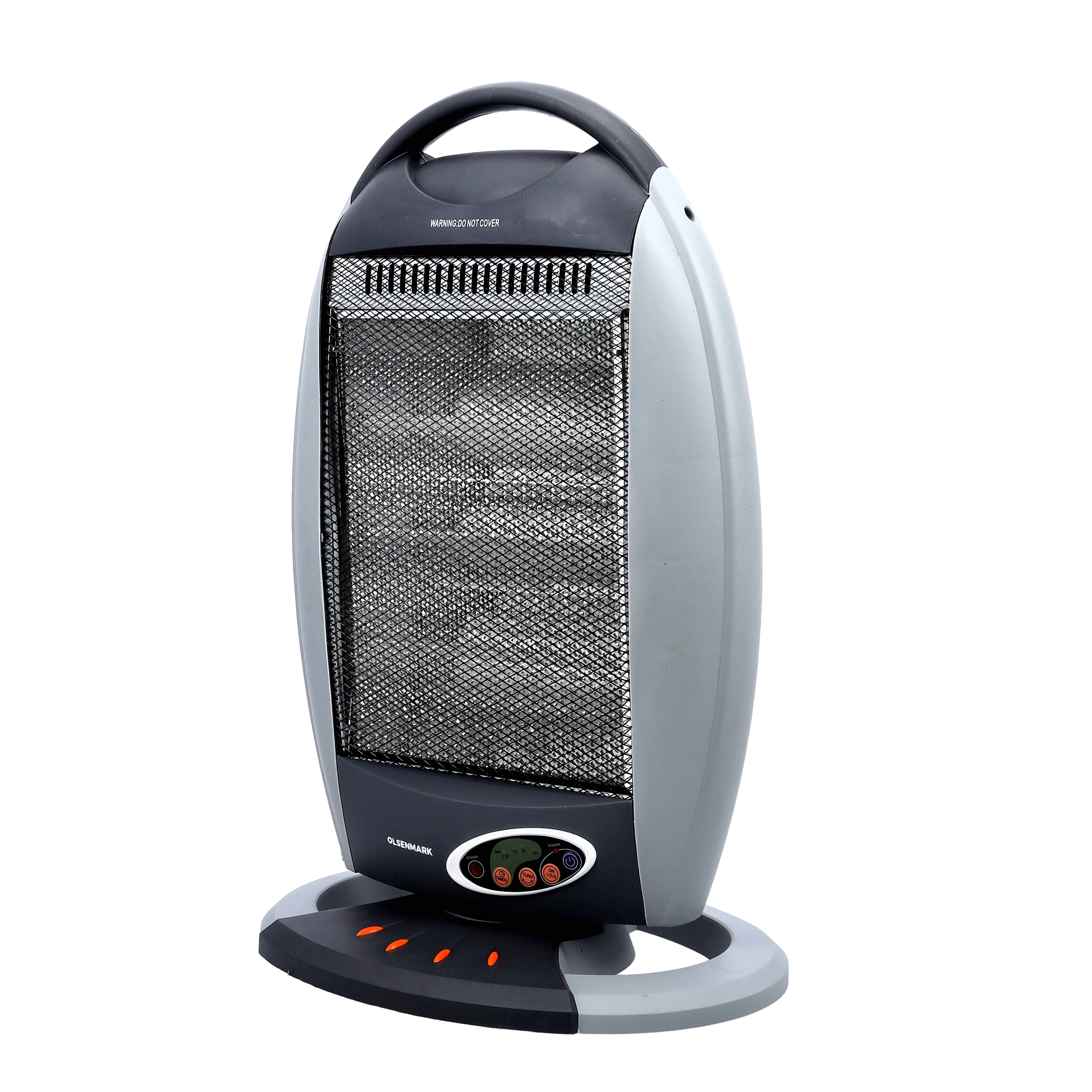 Olsenmark OMHH1642 Halogen Heater, 1200W - 2 Years Warranty, Variable Heating Temperatures - Safety Tip - Carry handle - PP Material - Portable - Lightweight