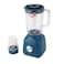 Olsenmark 2-in-1 Blender- OMSB2238J  650 W, Powerful Motor with 2 Speed Setting and Pulse  Transparent and Unbreakable Plastic Jars with Stainless Steel Blade, Grinder Attachment  Perfect fo