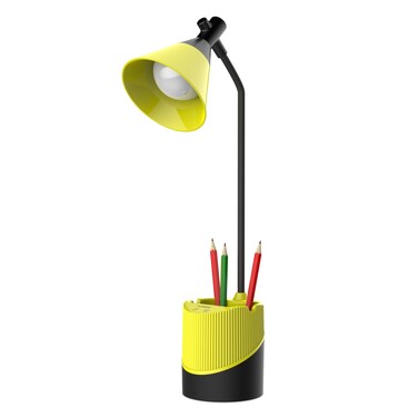 Olsenmark OME2695 Rechargeable LED Desk Lamp- , 3 Level Brightness  2 Years Warranty  Yellow and Black