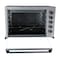 Olsenmark OMO2264 Electric Oven with Convection &amp; Rotisserie, 100L - 2800W Power - Inner Lamp - Adjustable Temperature - Metal &amp; Plastic Material - Black Housing &amp; Sliver Panel
