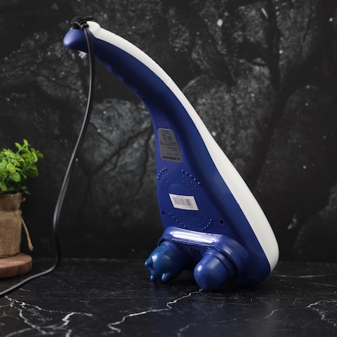 Olsenmark Dual Head Power Massager- OMM4028/ 3 Set Changeable Heads, Silicone Rubber Head, 30W Motor/ 2 Speed Modes, Perfect for Sports Recovery, Relief, etc. / User Friendly and Portable/ R