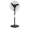 Olsenmark Classic Stand Fan- OMF1738, With Adjustable Height Upto 1.25 M And 3 Blade For Strong Wind, 75-Degree Horizontal Oscillation, 3-Speed Levels, High Performance 45qW Motor, Black
