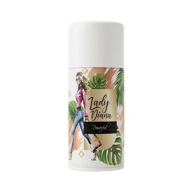Lady Diana Powerful Deodorant Body Spray, Strong Fragrance &amp; Long-Lasting Freshness, 250 ml