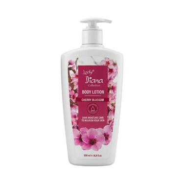Lady Diana Cherry Blossom Body Lotion, Soft Fragrance &amp; Skin Hydration, 500 ml