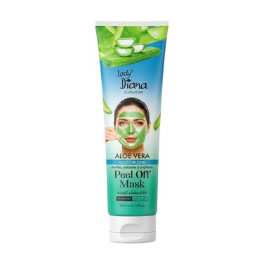 Lady Diana Aloe Vera Peel-Off Mask, Deep Cleansing &amp; Skin Purifying Care, 170 ml