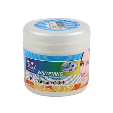 Lady Diana 5 Day Whitening Cream, Skin Brightening &amp; Even Tone Care, 150 g (Jar)