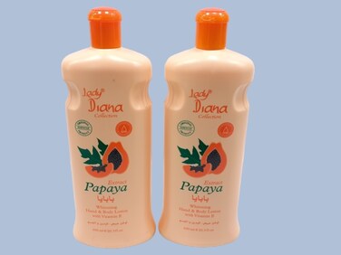 Lady Diana Papaya Body Lotion - 600ml Brightening &amp; Moisturizing Lotion