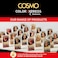 Cosmo Permanent Hair Colour Natural 8.0 Light Blonde, 3X Nourishing Care, Long Lasting, Hairs Color, Natural Looking, 100% Gray Coverage, Coloring Kit, Anti Fade Protection, Dye