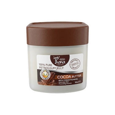 Lady Diana Cocoa Butter Petroleum Jelly, Intensive Moisturizing Care, 50 ml
