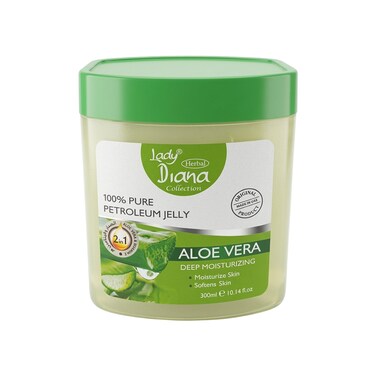 Lady Diana Aloe Vera Petroleum Jelly, Soothing &amp; Hydrating Skin Care, 300 ml