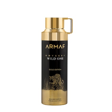 Armaf Odyssey Wild One Gold Edition Exclusive Perfume Body Spray For Men 200ml, Deodorant Spray