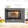 Geepas 58L Electric Oven GO34060: 2100W, Rotisserie, Convection, Inner Lamp, Adjustable Temp. Perfect for baking, roasting &amp; cooking. 2-year warranty.