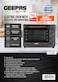 Geepas 58L Electric Oven GO34060: 2100W, Rotisserie, Convection, Inner Lamp, Adjustable Temp. Perfect for baking, roasting &amp; cooking. 2-year warranty.