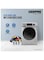 Geepas Fully Automatic Front Load 10KG Washing Machine, 15 Programs, Quick Wash, Steam Wash, Child Lock,  69L Drum Capacity, Metallic Grey, GWMF10140 - 1 Year Full and 10 Year Inverter Motor Warranty