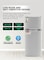 Geepas Double Door No-Frost Refrigerator, 200L, Quick Cooling, Low Noise, Big Storage Freezer, Spacious Vegetable Crisper Box, Auto Defrost, Eco-Friendly Design, GRF2003SPN, Silver, 1 Year Warranty