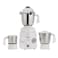 Geepas 3-in-1 Mixer Grinder- GSB44114/ 1200W Powerful Motor with Stainless Steel Jars and Blades, Unbreakable Jar Caps/ for Fast Grinding, Ergonomic Design, Multi Safe Function, Anti Slip Feet/