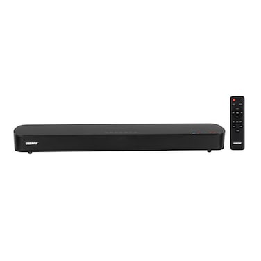 Geepas 120W Soundbar Speaker System GSRB120BT MP3, MP4, CD/DVD Movies and Digital Playback, Bluetooth 5.0 Wireless Streaming, Touch Control Panel, Black - 2 Years Warranty