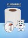Packwell 2Ply Toilet Roll 400 Sheet Pack Of 10 Pcs Rolls Softness Bathroom Tissue Roll Toilet Paper Toilet Tissue Premium Silky Feel Softness Bathroom Tissue Roll, Sterilized For Germ Protection