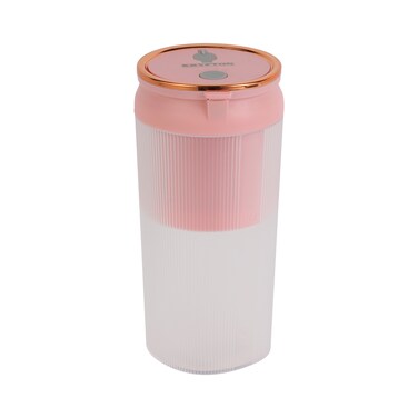 Krypton 300 ml Rechargeable Portable Juicer- KNB6579/ Powerful 35W Motor, Rechargeable Lithium Battery/ Perfect for Juices, Smoothies, Milkshakes/ Pink, 2 Years Warranty