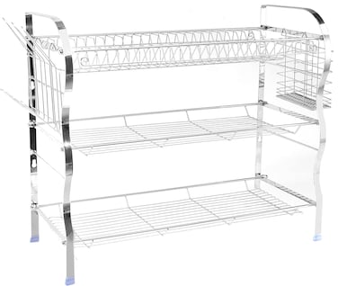 Delcasa Stainless Steel 3 Layer Kitchen Dish Rack DC2093