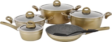 Delcasa Smart Senorita 10 Piece Non Stick Cookware Set DC2122