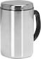 Delcasa DC2272 Stainless Steel Travel Mug, 350ml Capacity, Silver/Black