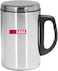 Delcasa DC2272 Stainless Steel Travel Mug, 350ml Capacity, Silver/Black