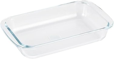 Delcasa DC2275 Borosilicate Rectangular Baking Pan, 2200ml Capacity