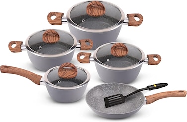 Delcasa Chef Master 10-Piece Cookware Set- DC2284