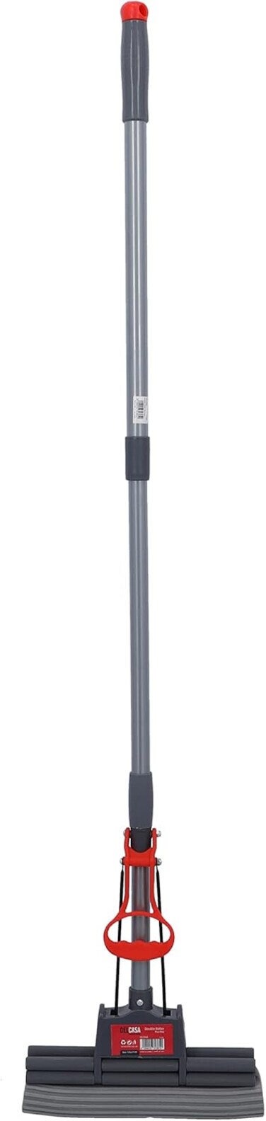 ممسحة ديلكاسا ذات البكرتين المصنوعة من مادة PVA ومقبض حديدي قابل للتعديل DC2360