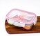 Delcasa DC2376 Airtight High Borosilicate Glass Container, 400ml Capacity, Transparent