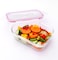 Delcasa DC2377 Airtight High Borosilicate Glass Container, 630ml Capacity, Transparent