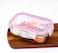 Delcasa DC2377 Airtight High Borosilicate Glass Container, 630ml Capacity, Transparent