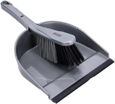 مجرفة وفرشاة غبار ديلكاسا DC2411، رمادي