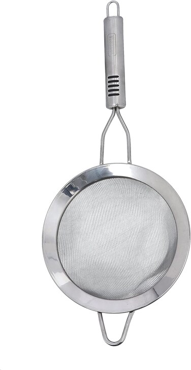 Delcasa 18cm Strainer, Stainless Steel Tea Strainer, DC2432, Perfect Sieve Solution For Straining Teas And Cocktails Or Sifting Flour, Sugar, Spices, And Herbs