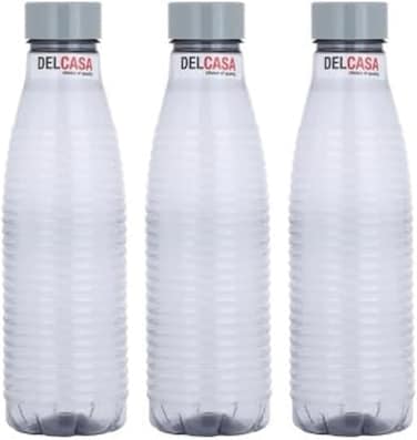Delcasa DC2736 Spiral Water Bottle 3-Piece Set, 900ml Capacity