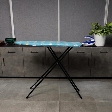 Delcasa 91.5 X 33cm Ironing Board Ironing Table Heat Resistant, Contemporary Lightweight Iron Board With Adjustable Height And Lock System Assorted Colour