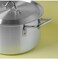 Delcasa DC2851 Aluminum Casserole with Handle and Lid, 26 cm Size, Silver