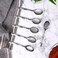 Delcasa DC2868 Tea Spoon Set 6-Pieces, 14cm Size, Silver