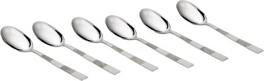 Delcasa DC2868 Tea Spoon Set 6-Pieces, 14cm Size, Silver