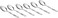 Delcasa DC2868 Tea Spoon Set 6-Pieces, 14cm Size, Silver