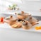 Delcasa Essential 11 Piece Nonstick Pots And Pans Set, Induction Cookware Set DC2878 Forged Aluminum Body With Durable Granite Coating 5 Layer Durable Construction