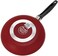 Delcasa DC2905 Nonstick Fry Pan With Heat Resistant Handle, 20cm Size, Black/Red