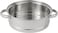 Delcasa Induction compatible 3 Layer Steamer Pot DC2931 24 CM 4 L Capacity, 3 Racks Stainless Steel Steamer