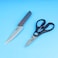 Delcasa DC2953 Kitchen Cutting Knives Set, 2-Pieces, Black