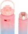 Delcasa DC2990 Plastic Water Bottle Set 3-Pieces, Blue
