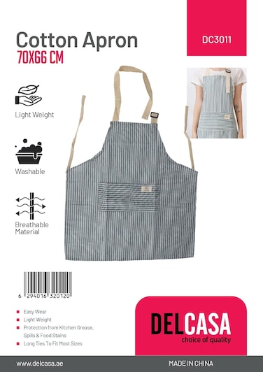 مريلة مطبخ قطنية من ديلكاسا