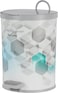 Delcasa DC3060 Plastic Pedal Dustbin For Waste Disposal, 8.0 Liter Capacity, Grey