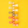 Delcasa DC3068 Plastic Clothes Clip 10-Pieces Set, Multicolor
